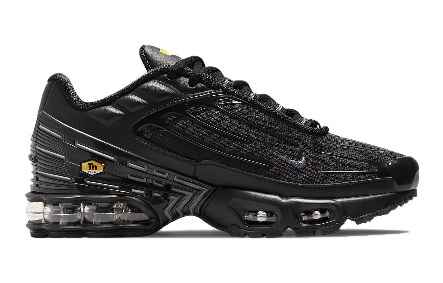 Order 大童 Nike Air Max Plus 3 減震防踢 兒童休閒鞋 黑色