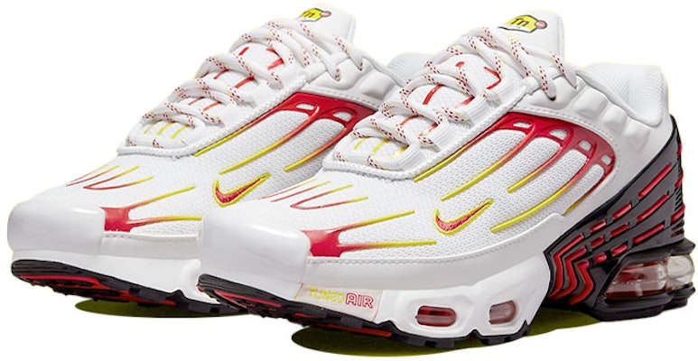 (Youth) Nike Air Max Plus 3 Miami Heat 'White Red' DX9263-100 Lookbook (Youth) Nike Air Max Plus 3 Miami Heat 'White Red' DX9263-100