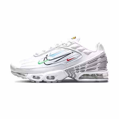 (Youth) Nike Air Max Plus 3 Multi Swooshes White
