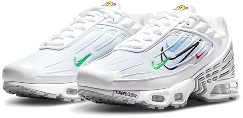 (Youth) Nike Air Max Plus 3 Multi Swooshes White DN8014-100 Lookbook (Youth) Nike Air Max Plus 3 Multi Swooshes White DN8014-100