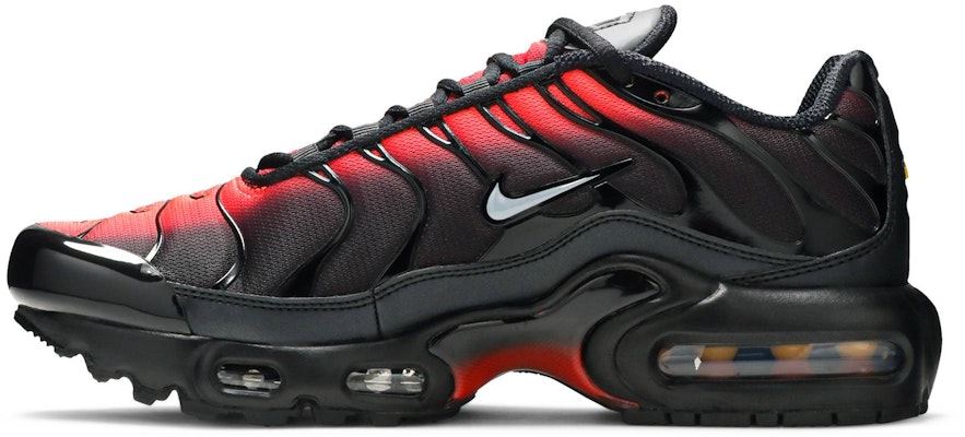 (Youth) Nike Air Max Plus 'Black Crimson' DD3229-001 Lookbook (Youth) Nike Air Max Plus 'Black Crimson' DD3229-001