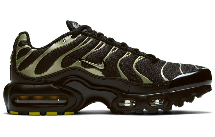 Order (JR) Nike Air Max Plus 'Hitam Emas Metalik' CD0609-011