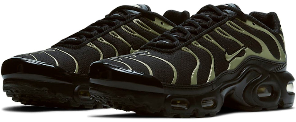 (JR) Nike Air Max Plus 'Hitam Emas Metalik' CD0609-011 Lookbook (JR) Nike Air Max Plus 'Hitam Emas Metalik' CD0609-011