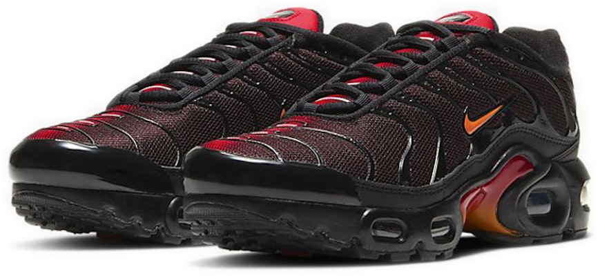 (Youth) Nike Air Max Plus 'Black University Red' CV9636-001 Lookbook (Youth) Nike Air Max Plus 'Black University Red' CV9636-001