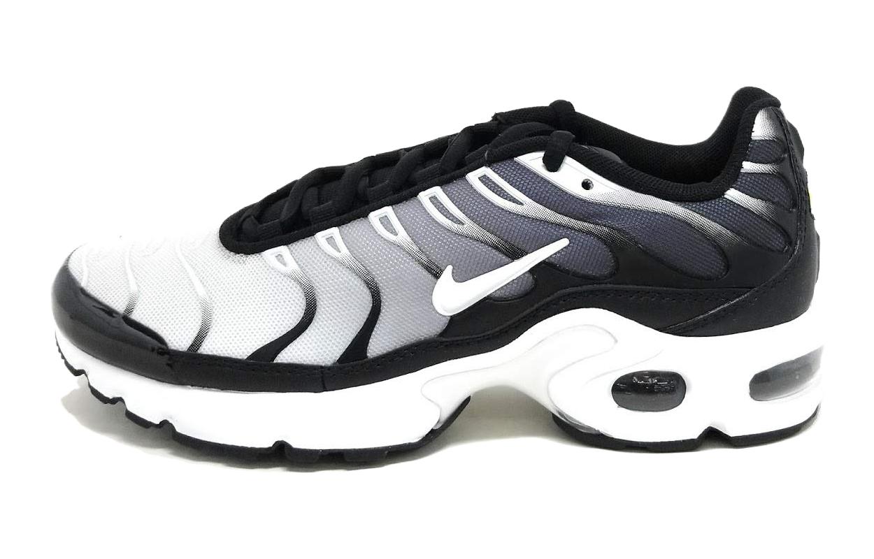 (Youth) Nike Air Max Plus 'Black White' 655020-077