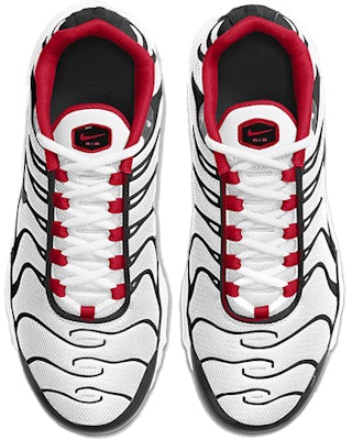 (JR) Nike Air Max Plus 'Hitam Putih Merah' CD0609-007 Shop (JR) Nike Air Max Plus 'Hitam Putih Merah' CD0609-007