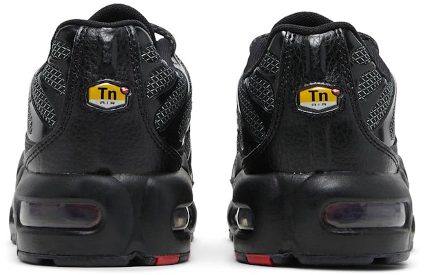 (JR) Nike Air Max Plus 'Bred' Lelaki Hitam Merah DQ1104-001 Details for (JR) Nike Air Max Plus 'Bred' Lelaki Hitam Merah DQ1104-001