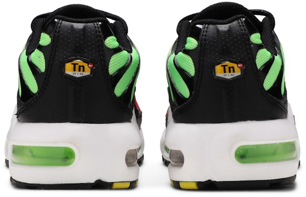 (JR) Nike Air Max Plus 'Hijau Mencolok Merah Menyala' CD0609-010 Details for (JR) Nike Air Max Plus 'Hijau Mencolok Merah Menyala' CD0609-010