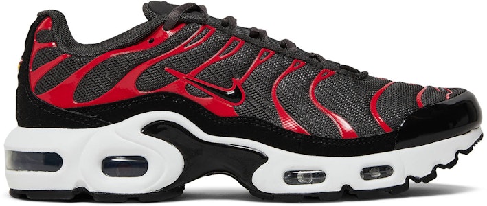 Nike Air Max Plus 舒適休閒 透氣 低筒 跑步鞋 GS 黑紅色 Buy Nike Air Max Plus 舒適休閒 透氣 低筒 跑步鞋 GS 黑紅色