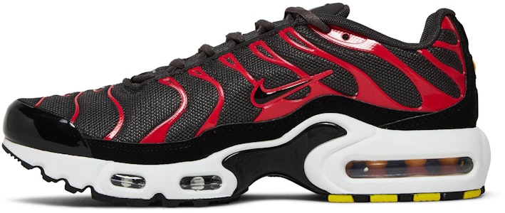 Nike Air Max Plus 舒適休閒 透氣 低筒 跑步鞋 GS 黑紅色 Lookbook Nike Air Max Plus 舒適休閒 透氣 低筒 跑步鞋 GS 黑紅色