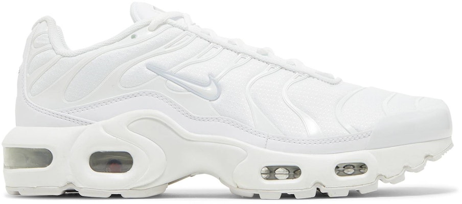 (Youth) Nike Air Max Plus 'White Metallic Silver' CW7044-100 Buy (Youth) Nike Air Max Plus 'White Metallic Silver' CW7044-100