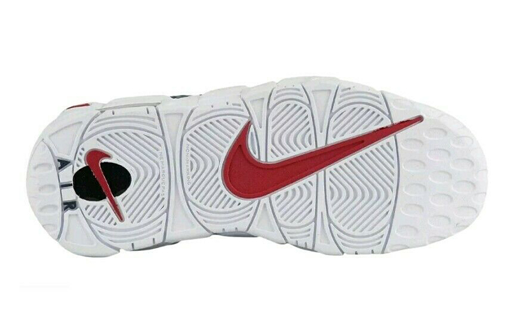 Shop Nike Air More Money Obsidian 中筒 復古籃球鞋 GS 海軍藍