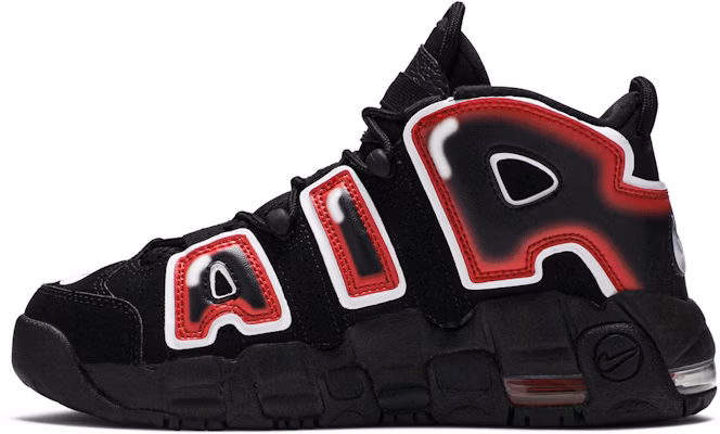 (JR) Nike Air More Uptempo 96 BG 'Laser Crimson' Wanita 415082-010 Lookbook (JR) Nike Air More Uptempo 96 BG 'Laser Crimson' Wanita 415082-010
