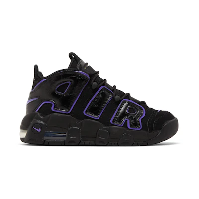 (Youth) Nike Air More Uptempo 'Black Action Grape'