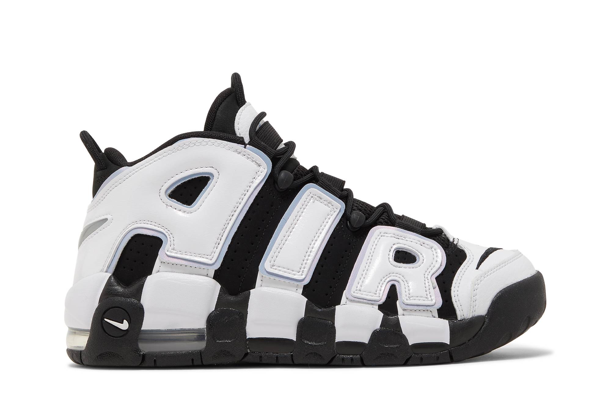 (Youth) Nike Air More Uptempo 'Black Cobalt Bliss' DQ6200-001