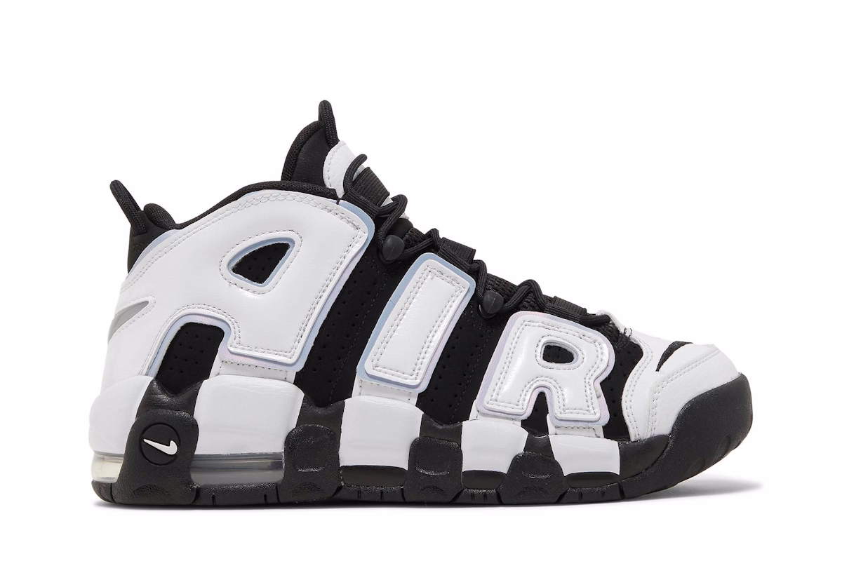 (Youth) Nike Air More Uptempo 'Black Cobalt Bliss' DQ6200-001
