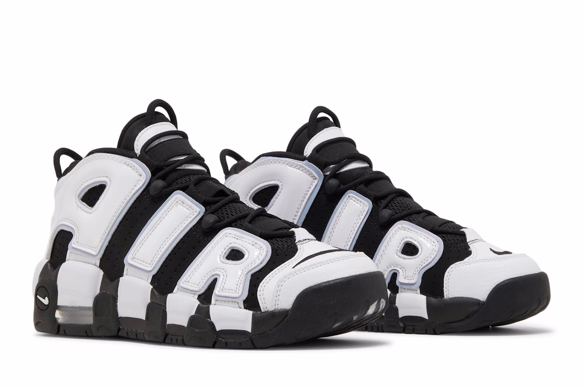 (Youth) Nike Air More Uptempo 'Black Cobalt Bliss' DQ6200-001