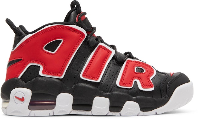 Nike Air More Uptempo 中筒 復古籃球鞋 GS 黑紅白 Buy Nike Air More Uptempo 中筒 復古籃球鞋 GS 黑紅白