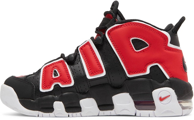 (JR) Nike Air More Uptempo 'Hitam Universiti Merah' DM3190-001 Lookbook (JR) Nike Air More Uptempo 'Hitam Universiti Merah' DM3190-001