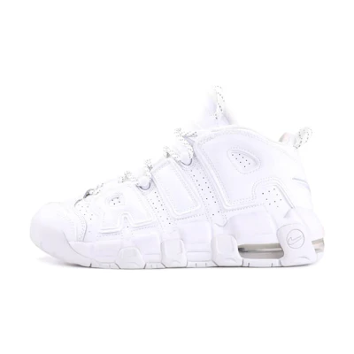 (Youth) Nike Air More Uptempo 'Triple White'