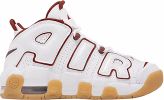 (Youth) Nike Air More Uptempo 'White Team Red Gum' FJ2846-100 (Youth) Nike Air More Uptempo 'White Team Red Gum' FJ2846-100