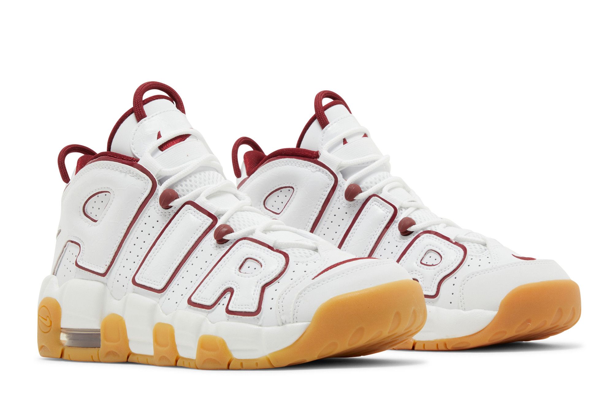 Cheap (Youth) Nike Air More Uptempo 'White Team Red Gum' FJ2846-100