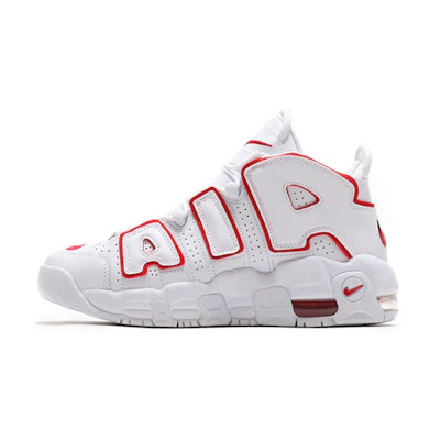(Youth) Nike Air More Uptempo 'White Varsity Red'