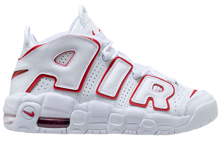 Order (JR) Nike Air More Uptempo 'Putih Varsity Merah' 415082-108