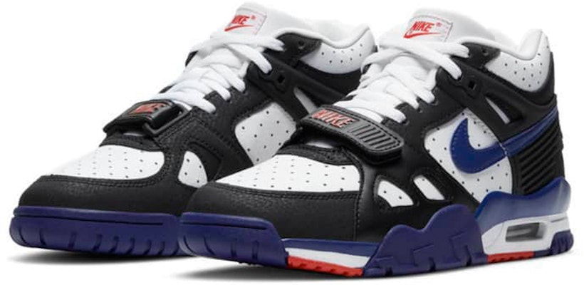 (Youth) Nike Air Trainer 3 'Black White Blue' CN9750-002 Lookbook (Youth) Nike Air Trainer 3 'Black White Blue' CN9750-002