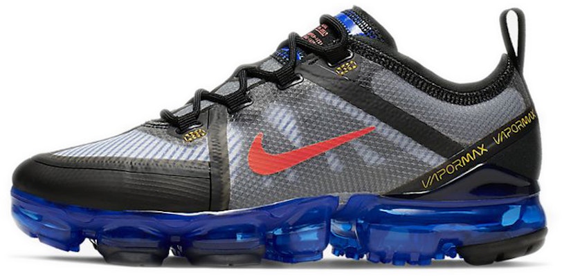 (Youth) Nike Air VaporMax 2019 'Black Hyper Blue' AJ2616-007 Buy (Youth) Nike Air VaporMax 2019 'Black Hyper Blue' AJ2616-007