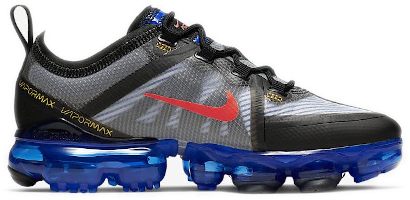(Youth) Nike Air VaporMax 2019 'Black Hyper Blue' AJ2616-007 Order (Youth) Nike Air VaporMax 2019 'Black Hyper Blue' AJ2616-007