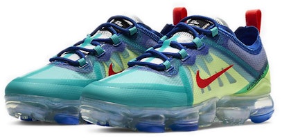 (JR) 耐克Air VaporMax 2019 '蓝玉电光' AJ2616-401 Lookbook (JR) 耐克Air VaporMax 2019 '蓝玉电光' AJ2616-401