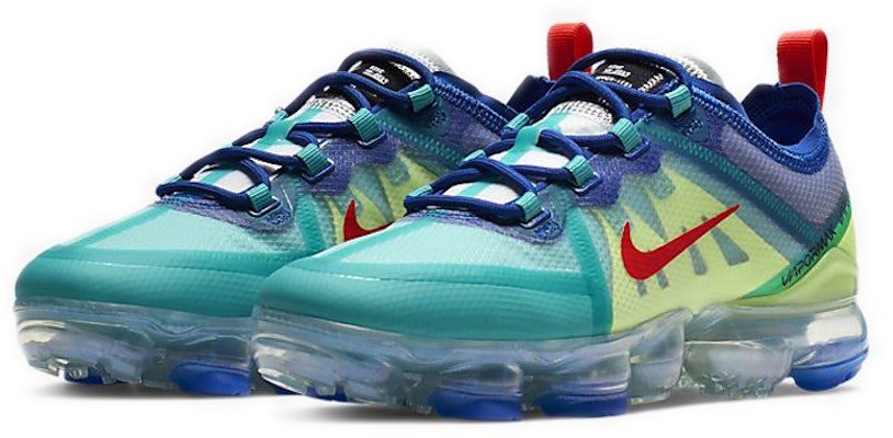 (JR) Nike Air VaporMax 2019 'Biru Jade Volt' AJ2616-401 Lookbook (JR) Nike Air VaporMax 2019 'Biru Jade Volt' AJ2616-401