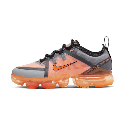 (Youth) Nike Air VaporMax 2019 'Grey Total Orange'