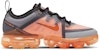 (JR) Nike Air VaporMax 2019 'Kelabu Jingga Total' AJ2616-013