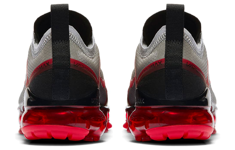 (Youth) Nike Air VaporMax 2019 'Light Smoke Grey University Red' 圖 5