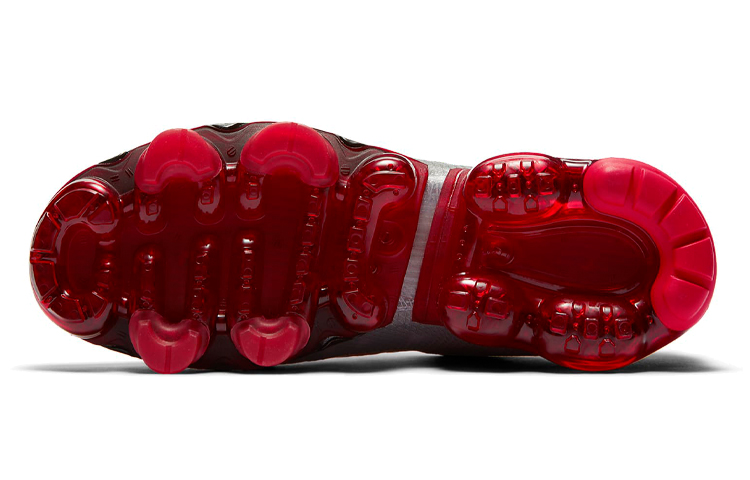 (Youth) Nike Air VaporMax 2019 'Light Smoke Grey University Red' 圖 6