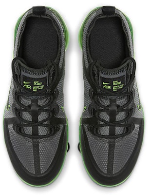 Nike VaporMax 2019 低筒 跑步鞋 GS 黑灰綠 Shop Nike VaporMax 2019 低筒 跑步鞋 GS 黑灰綠