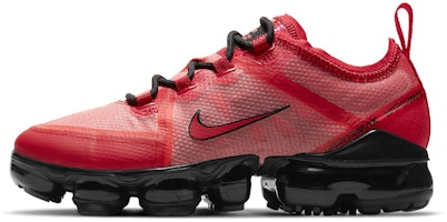(Youth) Nike Air VaporMax 2019 'Varsity Red' AJ2616-600 (Youth) Nike Air VaporMax 2019 'Varsity Red' AJ2616-600