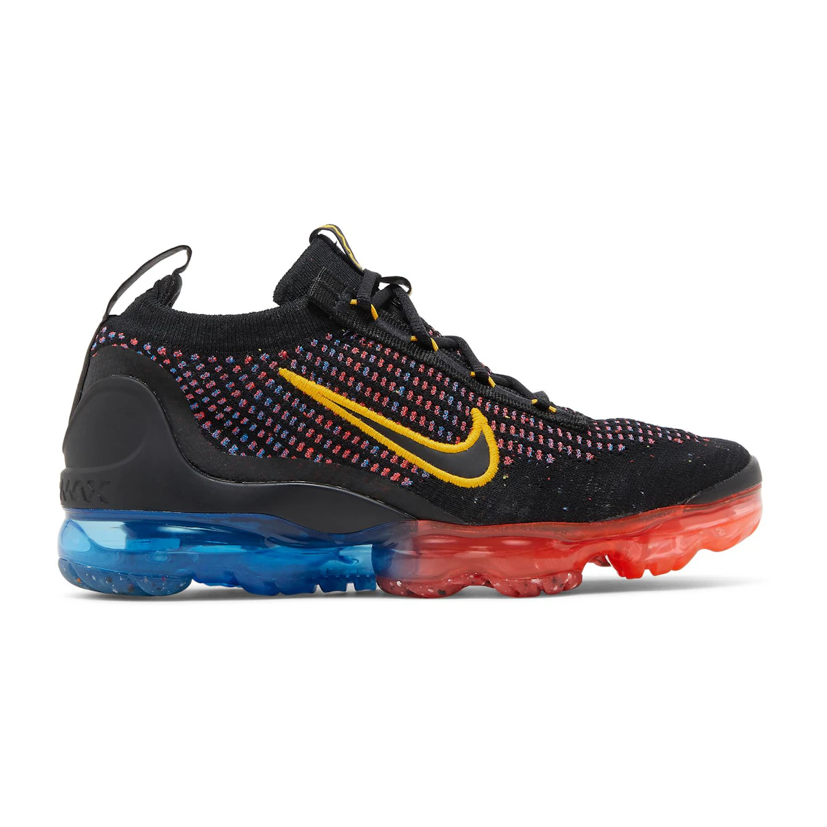 Beli (Youth) Nike Air VaporMax 2021 Flyknit 'Black Multi' DV2198