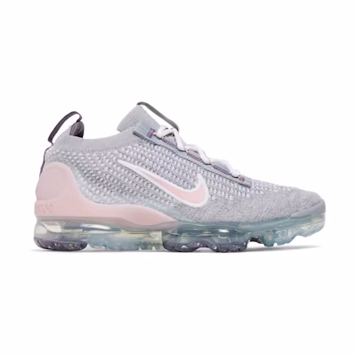 (Youth) Nike Air VaporMax 2021 Flyknit 'Wolf Grey Pink Glaze'