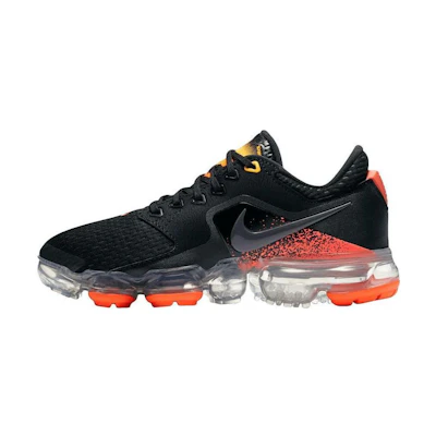(Youth) Nike Air VaporMax 'Black Total Crimson'