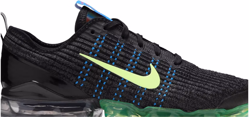 Nike VaporMax Flyknit 3.0 低筒 跑步鞋 GS 黑綠藍 Order Nike VaporMax Flyknit 3.0 低筒 跑步鞋 GS 黑綠藍