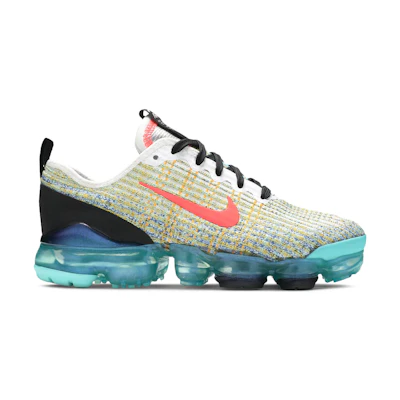(Youth) Nike Air VaporMax Flyknit 3 'White Crimson Turqoise'