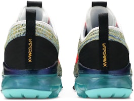 (JR) Nike Air VaporMax Flyknit 3 'Putih Crimson Turqoise' BQ5238-104 Details for (JR) Nike Air VaporMax Flyknit 3 'Putih Crimson Turqoise' BQ5238-104