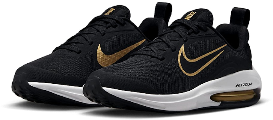 (Youth) Nike Air Zoom Arcadia 2 'Black Metallic Gold' DM8491-001 Lookbook (Youth) Nike Air Zoom Arcadia 2 'Black Metallic Gold' DM8491-001