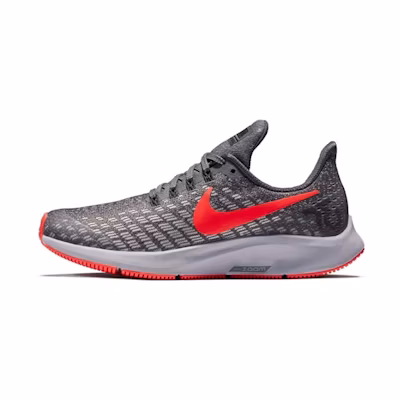 (Youth) Nike Air Zoom Pegasus 35 'Grey Bright Crimson'