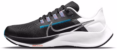 (Youth) Nike Air Zoom Pegasus 38 'Black Metallic Silver' CZ4178-015 (Youth) Nike Air Zoom Pegasus 38 'Black Metallic Silver' CZ4178-015