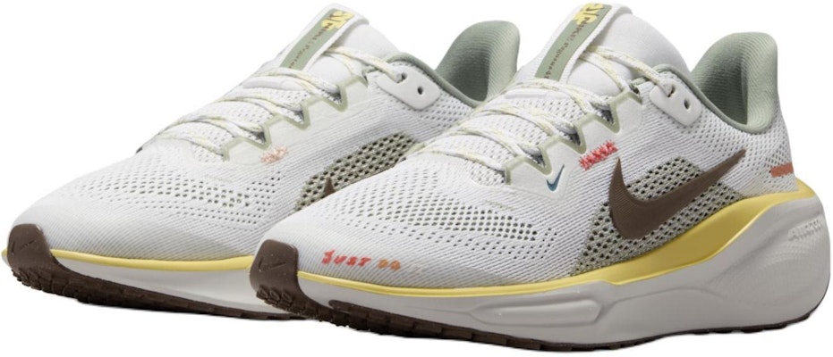 (Youth) Nike Air Zoom Pegasus 41 'White Mink Brown Yellow' HV6006-121 Lookbook (Youth) Nike Air Zoom Pegasus 41 'White Mink Brown Yellow' HV6006-121