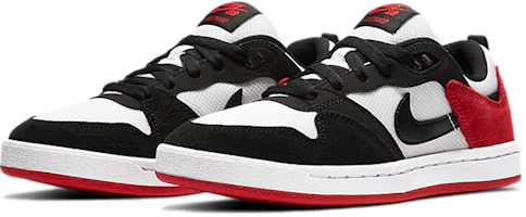 Lookbook Nike SB Alleyoop 黑腳趾 低筒 滑板鞋 GS 黑白紅